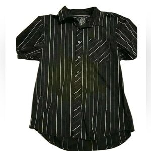 Warehouse one men’s  collar shirt size large black